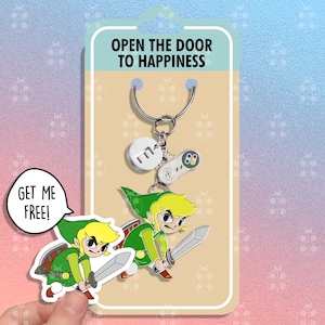 Zelda Link-Spiel Schlüsselbund Geschenk Beste Freunde Schlüsselanhänger Zelda Lustige Schlüsselanhänger Passende Schlüsselanhänger Rucksack Schlüsselanhänger Paar Schlüsselanhänger Set