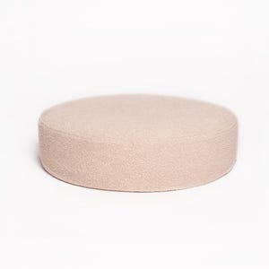 Round Boucle Pouf – Teddy Ottoman, Handmade Round Floor Cushion, Soft Footstool, Modern Minimalist Seat image 2