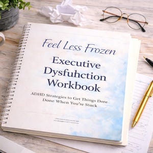 Zeszyt ćwiczeń dotyczący dysfunkcji wykonawczych dla dorosłych, ADHD, wersja PDF do druku