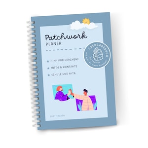 Wechselmodell Patchwork Familie Übergabebuch | Planer für Trennungseltern