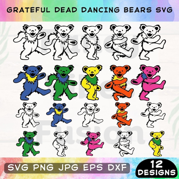 ブロッターアート Grateful Dead “Dead Bear” 図版 Grateful Dead Bear Blotter Art – Vincent Gordon – Southern