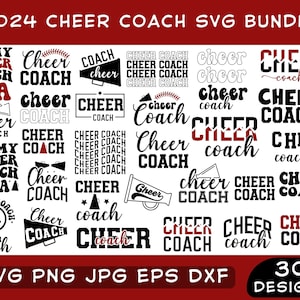 Cheer Coach Svg, Cheer Coach Png Bundle, Cheer Coach Shirt, Cheerleader Svg, Cheer Squad Svg, Cheer Svg, Cheer Coach Svg Files For Cricut