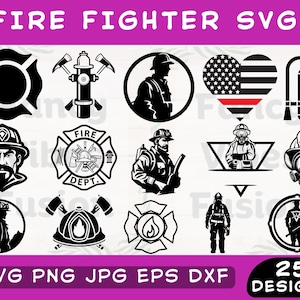 Firefighter Svg, Firefighter Svg Bundle, Fire Svg, Fire fighter Png, Fire Department Svg, Firefighter Flag Svg, Fire Dept Svg, Fire Rescue,