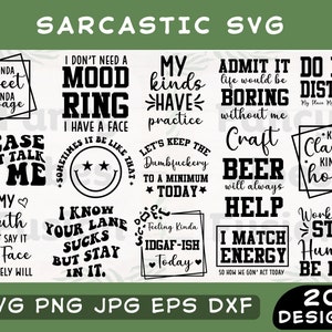 Sarcastic Svg, Sarcastic Png Bundle, Sarcasm Svg, Funny Svg, Funny Quotes Svg, Sarcastic Sayings Svg, Sarcastic Svg Bundle, Funny Png Files