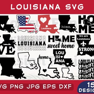 Louisiana Svg, Louisiana Svg Bundle, Louisiana Sweatshirt, Louisiana Map Svg, States Svg, Road Trip Svg, Louisiana State  Svg, World Map Svg