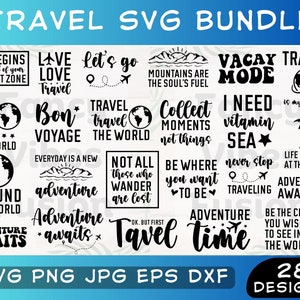 Reise-Svg-Bundle, lustiges Reise-Svg, Reise-Svg, Abenteuer-Svg, Reise-Clipart, Urlaubs-Svg, Reise-Zitate-Svg, Tourismus-Svg, Cricut-Svg