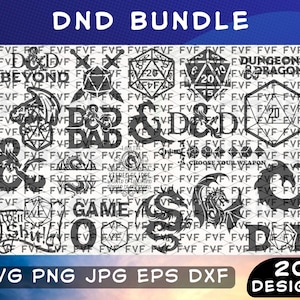 Dnd Svg, Dnd Svg Bundle, Dnd Png, Dnd Shirt, Dnd Stickers, Dnd Mug, Dnd Silhouette/Cricut Designs, Svg Files For Cricut, Digital Download