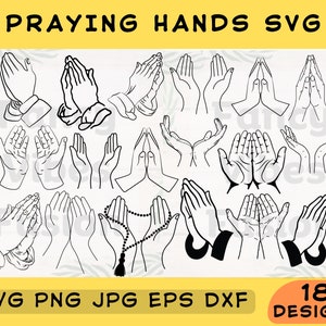Betende Hand-Svg, betende Hand Png-Bundle, spirituelles Blatt, Glaubenszeichen, Rosenkranz-Svg, religiöses Blatt-Svg, beten für mich, glaubens-Svg-Datei