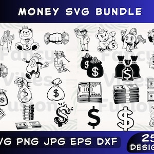 Pacchetto Svg di soldi, Png di denaro, Png di borsa di soldi, Segno di dollaro in formato Svg, Contanti in formato Svg, Bitcoin in formato Svg, Portafoglio in formato Svg, Borsa di soldi in formato Svg, Dollaro in formato Svg, Sfondo dei soldi