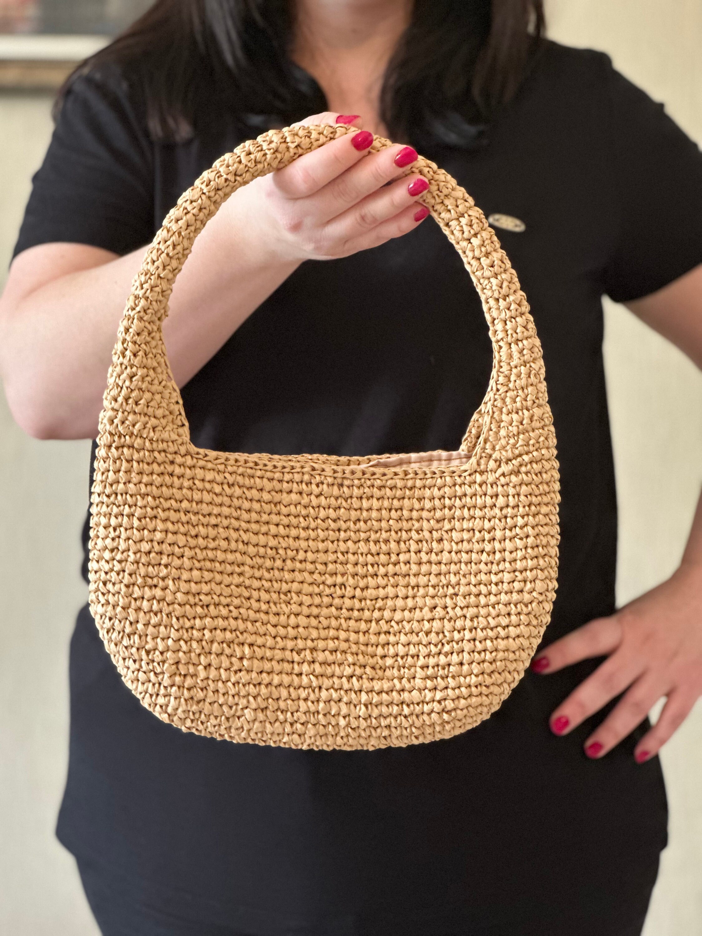 Raffia Hobo Handbag crochet Mini Summer Bag straw Raffia Mini Bag crochet Mini Bag handmade Raffia Baguette Bag Etsy Ireland
