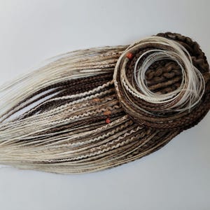 Synthetic Dreadlock Extensions, Double Ended Dread Extension, Faux Dreads Female, DE Locs Extension, Gift for Her