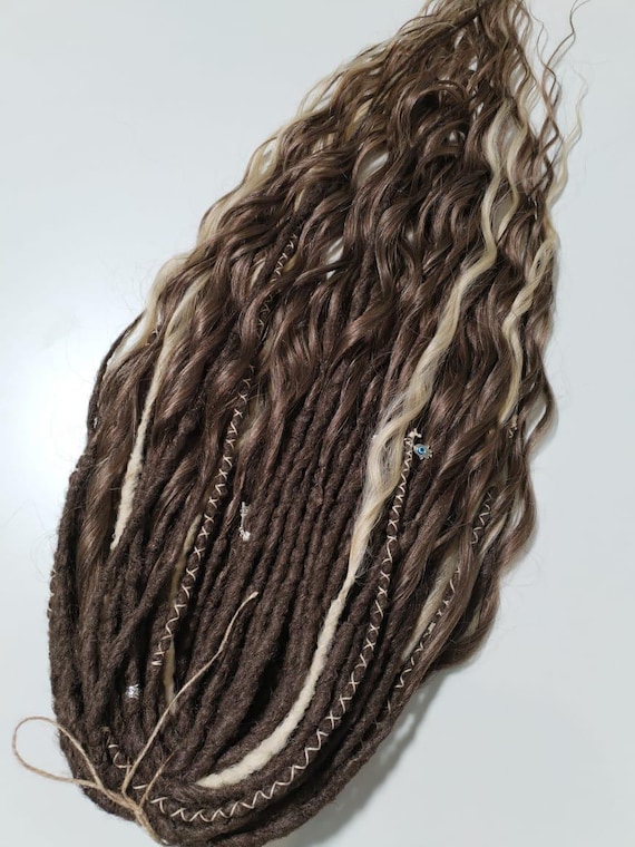 Synthetic Double Ended Dreads: Textured DE Locs Hair Extension