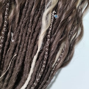 Synthetic dreadlocks, Faux dreads, handmade dreadlocks, hair extensions, wavy dreads