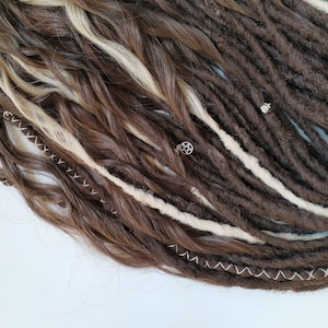 Synthetic dreadlocks, Faux dreads, handmade dreadlocks, hair extensions, wavy dreads