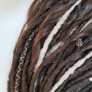 Synthetic dreadlocks, Faux dreads, handmade dreadlocks, hair extensions, wavy dreads