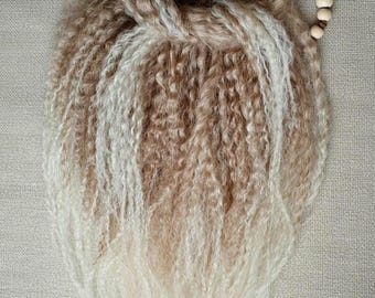 Boho Brown blonde Synthetic Dreadlock Extensions: DE Locs
