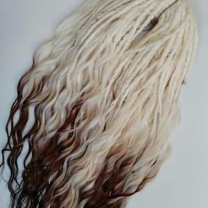 Synthetische Dreadlock Extensions, Double Ended Dread Extension, Faux Dreads Vrouw, DE Locs Extension, Cadeau voor haar