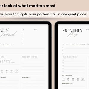 Onenote Journal Template: Digital Daily & Monthly Planner With Stickers ...