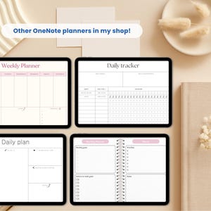 onenote templates in etsy shop