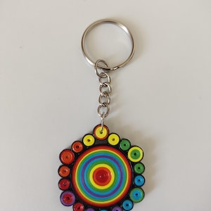 llavero multicolor