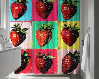Cortina de ducha - Strawberry Pop