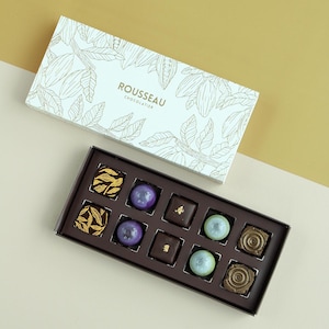 Boîte cadeau chocolat de 10