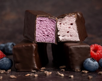 Dark Chocolate Dipped Marshmallows