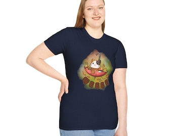 Fall Cat T-Shirt, Autumn Tee, Cat Lovers Gift