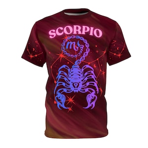 Scorpio Astrology Tee - Unisex Horoscope Shirt, Zodiac Gift, Astrology Lovers Apparel, Birthday Gift, Scorpio Shirt, Scorpio Apparel.