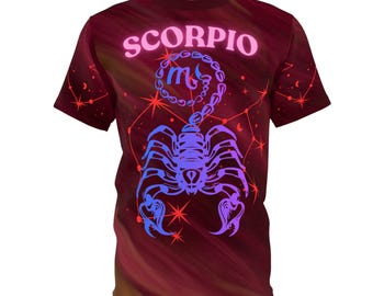 Skorpion Astrologie Shirt: Sternzeichen Horoskop Shirt, Sm-3Xlg
