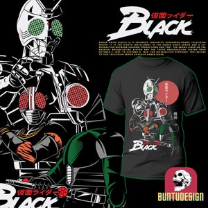 Kamen Rider Black T-shirt design Anime graphic design for clothing business and personal use. ai,png,pdf,eps