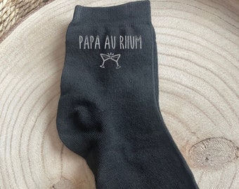 Les chaussettes hommes personnalisées / Chaussettes mariage personnalisées / Cadeau témoin personnalisé / Cadeau père personnalisé / Homme