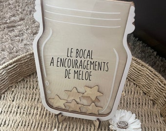 Le pot à récompenses personnalisé / Cadeau enfant personnalisé / Pot encouragements