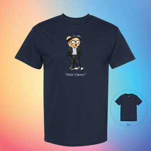 CLASSY The Bear Tee, Handmade Unisex Girlfriend Boyfriend Trendy Shirt | Cute T-Shirts