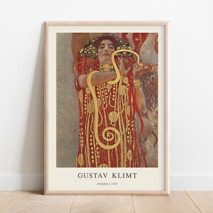 Gustav Klimt Print / Hygieia (1907) / Painting / Artwork / Wall Art