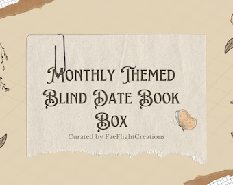 COZY FANTASY - Themed Book Box - Theme Changes Monthly!!!