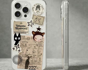 Yoshitomo Nara-telefoonhoesje, doorzichtige Japanse kunst beschermhoes