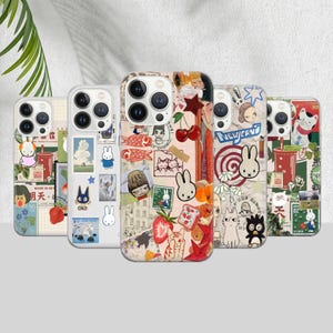 Coque de portable Miffy, coque esthétique pour iPhone 16 15 14 13 12 11 Pro Max 8 Plus X, Samsung Galaxy S24 S23 S22 S20 Ultra, Pixel 9 8