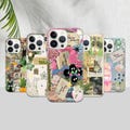 Japanese Aesthetic Collage Phone Case, Cute Mood Board Cover, Groovy Anime Art iPhone 16 15 14 13 12 Pro, Plus, Samsung Galaxy S24 S23 Ultra product logo