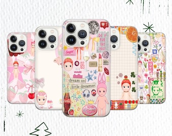 Sonny Angel Phone Case, Preppy and Cute, Aesthetic Cover iPhone 16 15 14 13 12 11 Pro Max 8 Plus, Samsung Galaxy S24 S23 S2 Ultra, Pixel 9