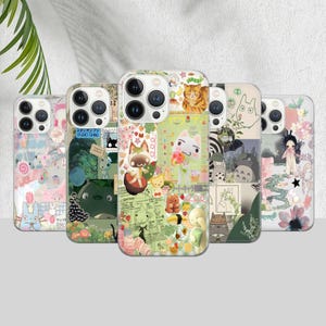 Coque de portable japonaise, esthétique japonaise, iPhone 16 15 14 13 12 Pro, Plus, X, Samsung Galaxy S24 S23 Ultra, Pixel 8
