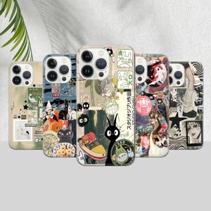 Funda para teléfono con tablero de estado de ánimo japonés, funda para teléfono con estética japonesa, iPhone 16, 15, 14, 13, 12 Pro, Plus, X, Samsung Galaxy S24, S23 Ultra, Pixel 8