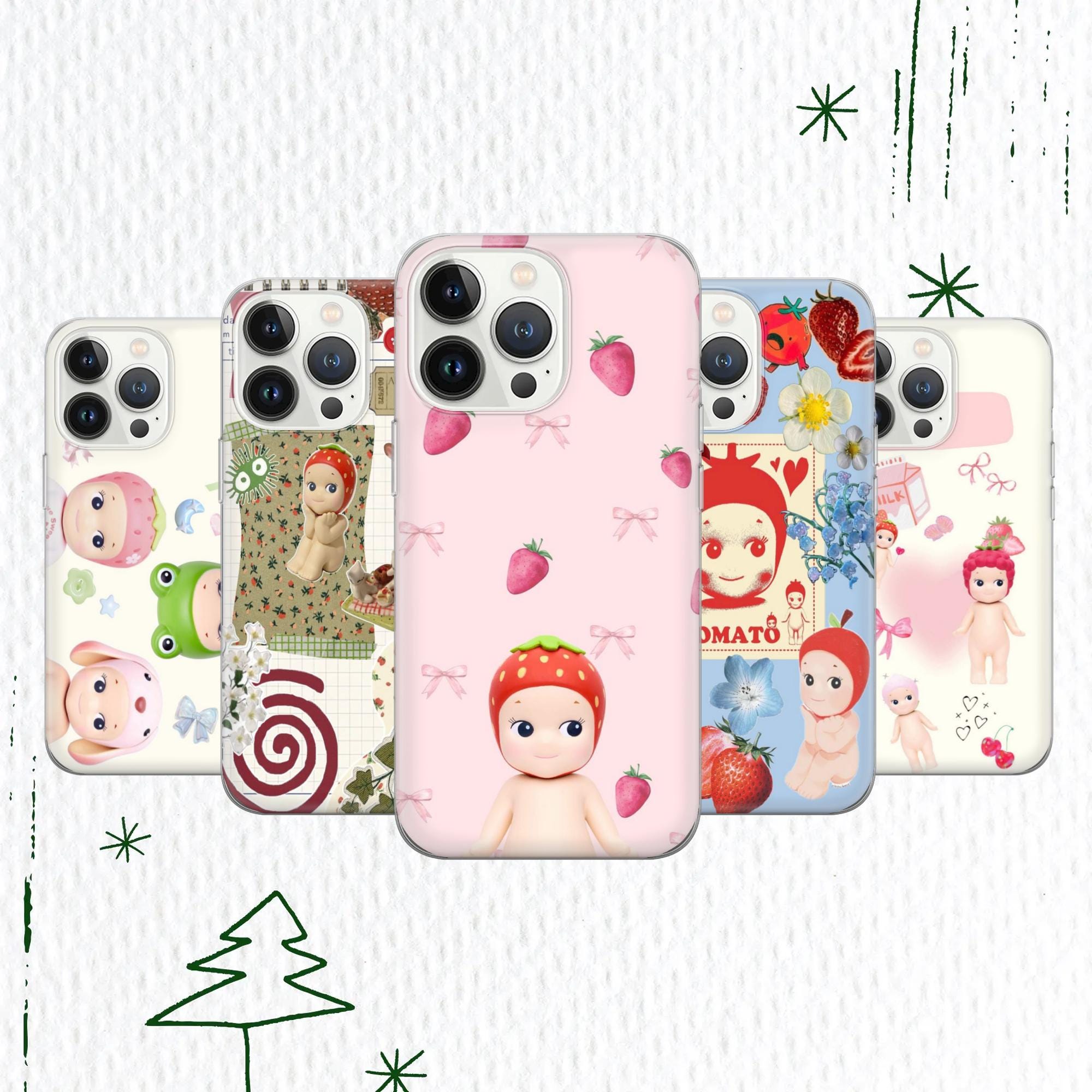 Sonny Angel Phone Case, Coquette Pastel TPU Cover for iPhone & Samsung