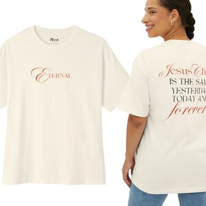 t-shirt chrétien t-shirt de Jésus Chemises positives T-shirt carré surdimensionné T-shirts unisexes T-shirt de Jésus-Christ pour toujours de Zazzle.be Liste d'envies Vous avez des idées Tshirt pour elle et lui image 1