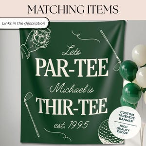 Golf Editable Birthday Invitation for him 30th 40th 50th Golf themed birthday party mobile invite mens golf birthday printable invitation image 8