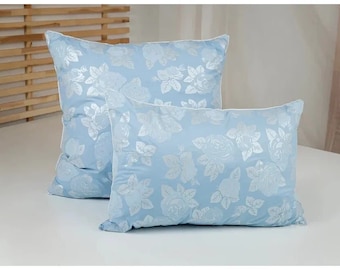 100% Goose Down Pillow with cotton cover - 850 Fill Power 20 in x 26 in inches (50 x 70 см). - weight 850 grams