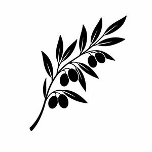 Olijftaksilhouet - DXF SVG PNG dwg
