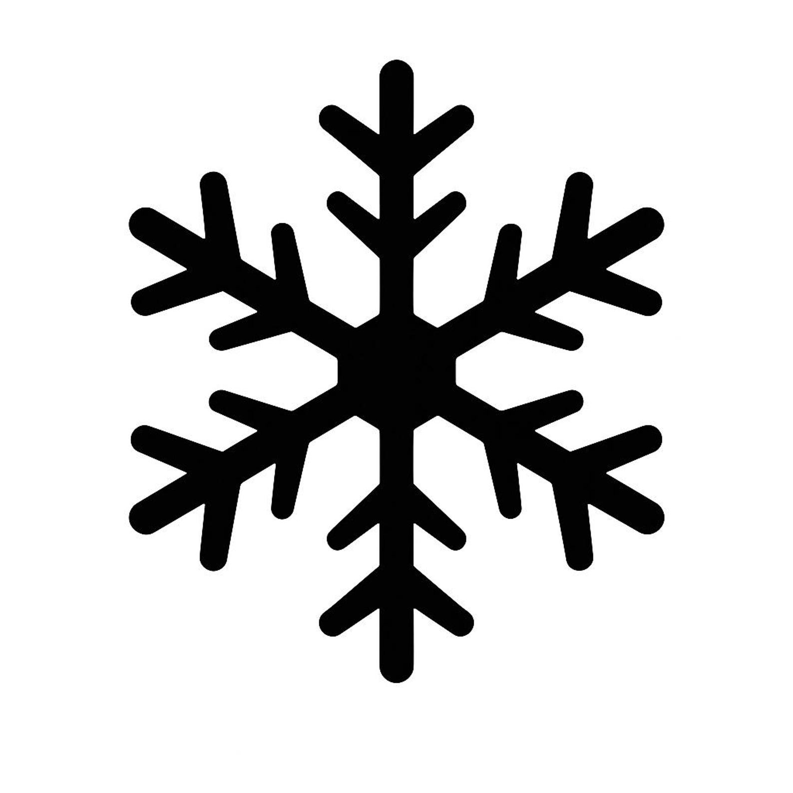 Snowflake Silhouette - DXF SVG Png Dwg - Etsy