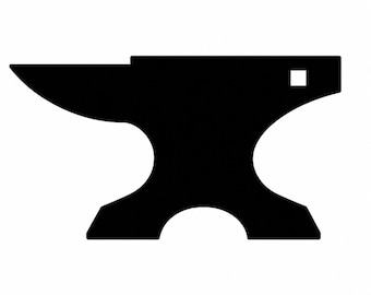 Anvil Silhouette - DXF SVG PNG dwg