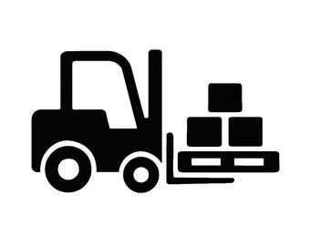 ForkLift Silhouette - DXF/dwg/svg/png